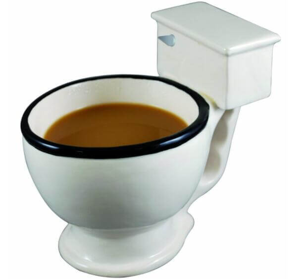 Creative Toilet Mug Ceramic Coffee Mugs with Handgrip - Imagen de producto