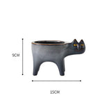 Cute Cat Tail Flower Pot Ceramic Personality Creativity - Imagen de producto