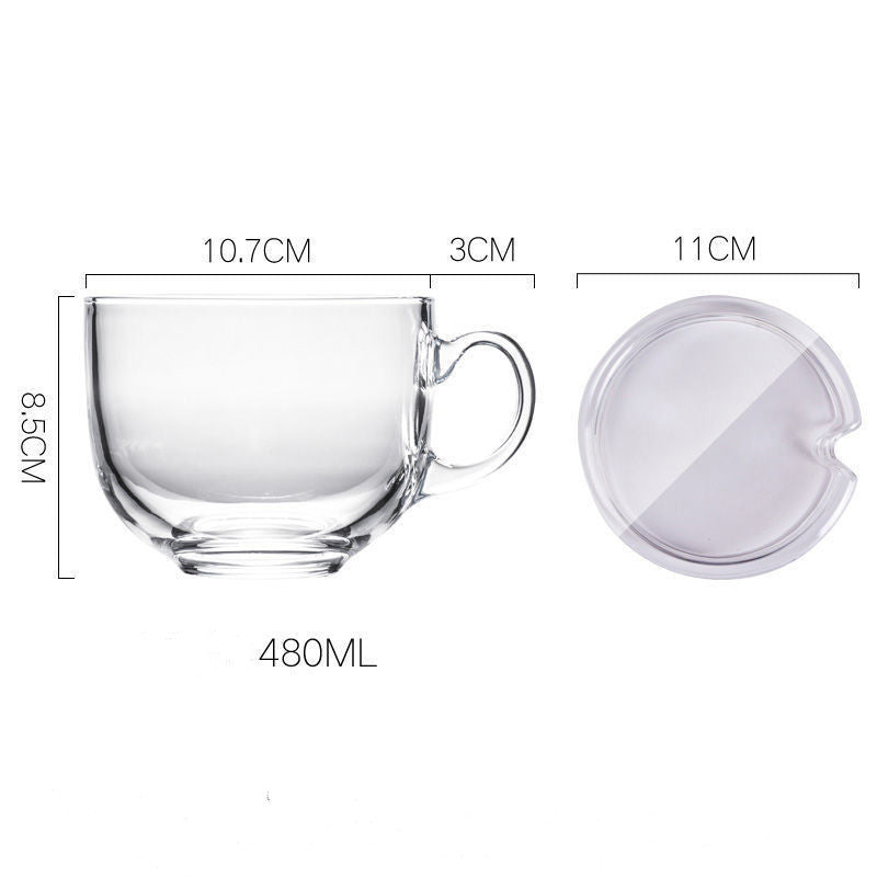 Large Capacity Oatmeal Breakfast Cup With Spoon - Imagen de producto