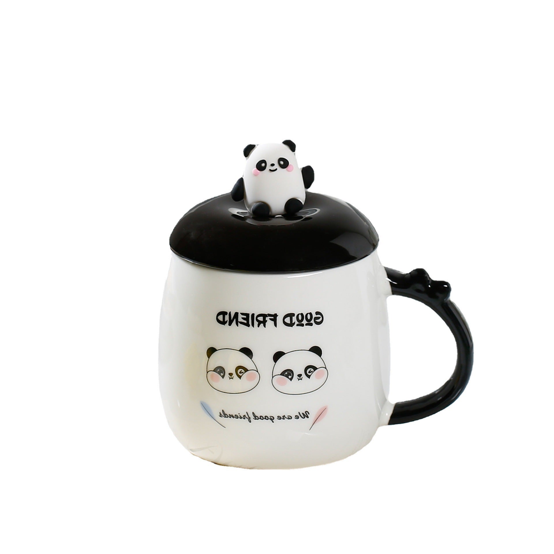Cute Cartoon Panda Ceramic Cup Creative - Imagen de producto