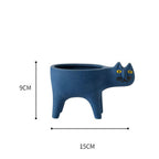 Cute Cat Tail Flower Pot Ceramic Personality Creativity - Imagen de producto