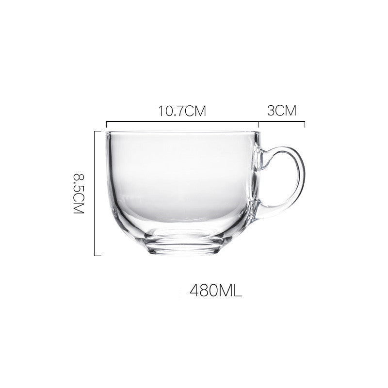 Large Capacity Oatmeal Breakfast Cup With Spoon - Imagen de producto