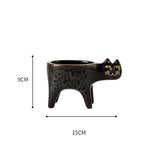Cute Cat Tail Flower Pot Ceramic Personality Creativity - Imagen de producto