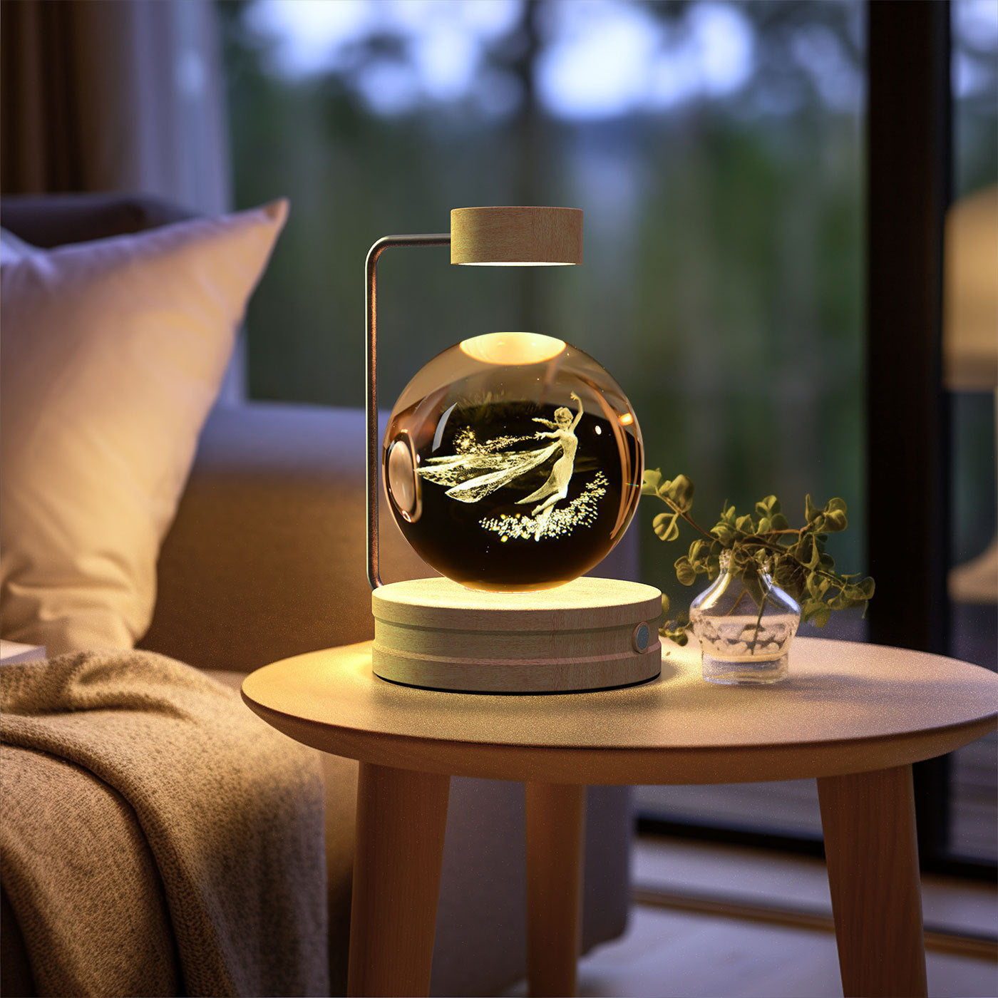 3D Dinosaur Crystal Ball Night Light USB - vista 11