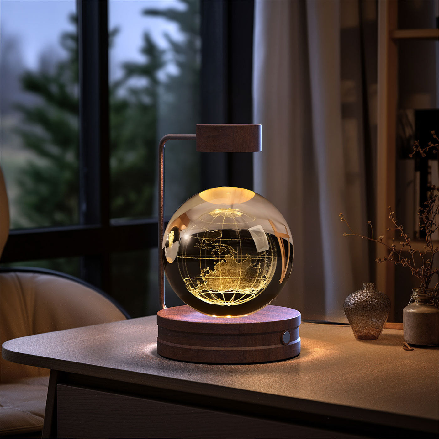 3D Dinosaur Crystal Ball Night Light USB - vista 23