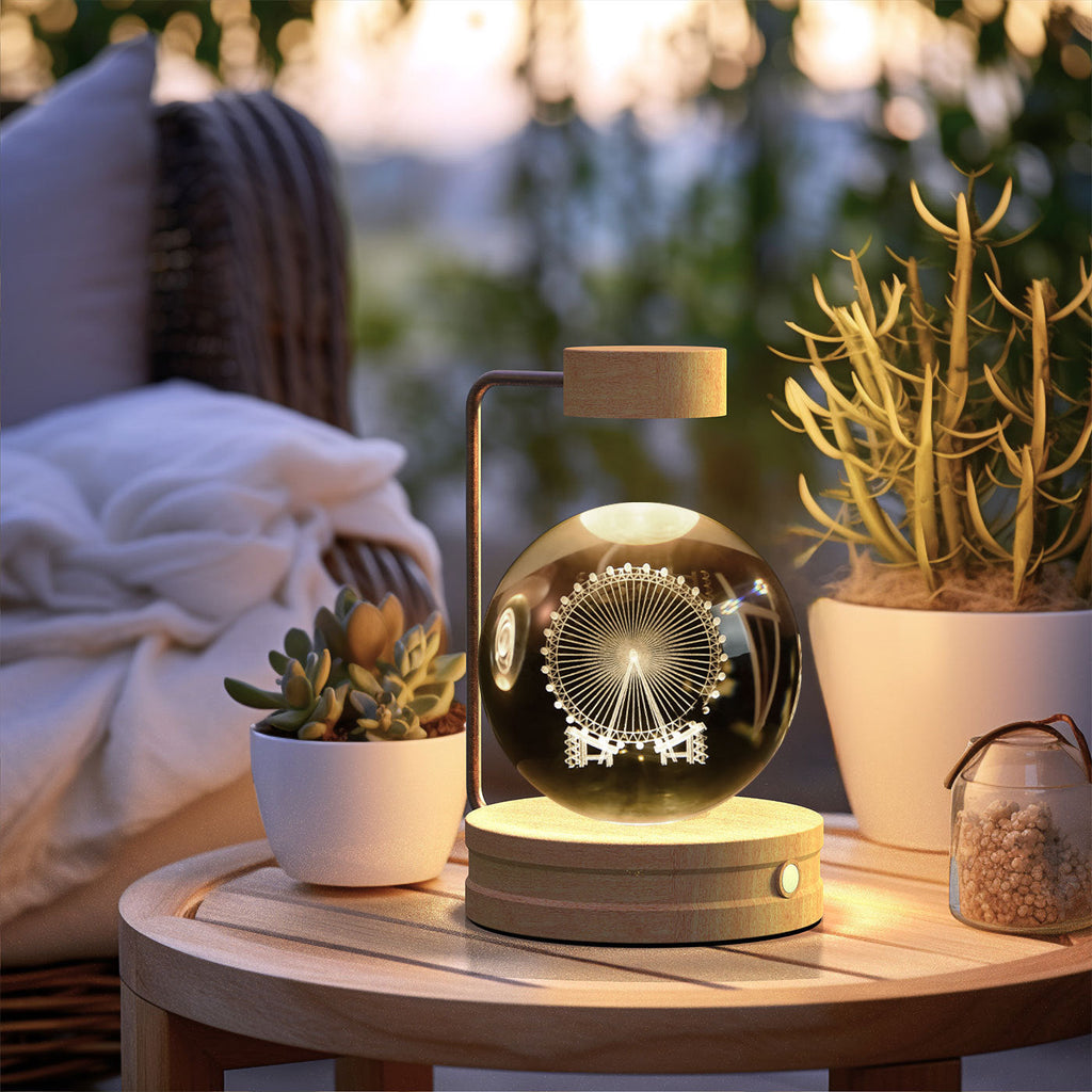 3D Dinosaur Crystal Ball Night Light USB - vista 28