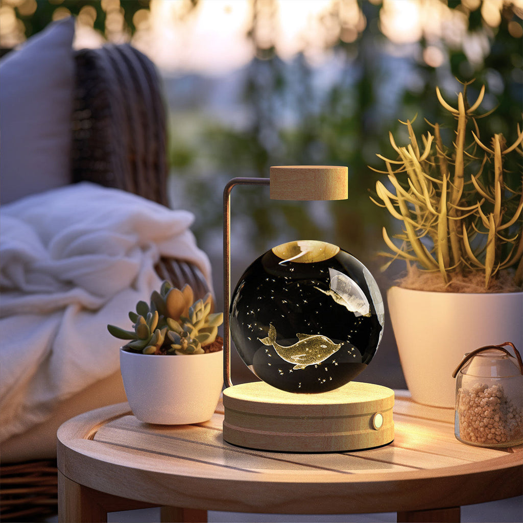 3D Dinosaur Crystal Ball Night Light USB - vista 54