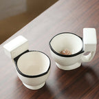 Creative Toilet Mug Ceramic Coffee Mugs with Handgrip - Imagen de producto