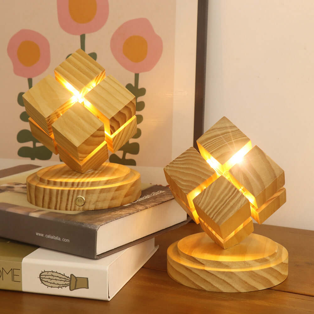 Creative Fourth-order Rubik's Cube Small Night Lamp - Imagen de producto