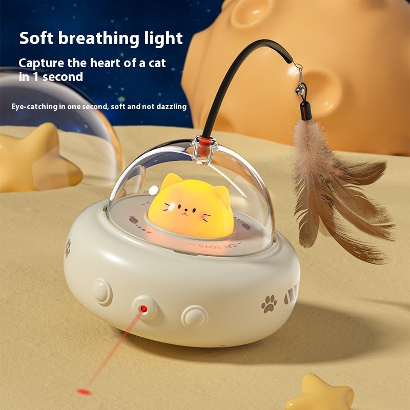 Smart Teaser Cat Toy Electric UFO