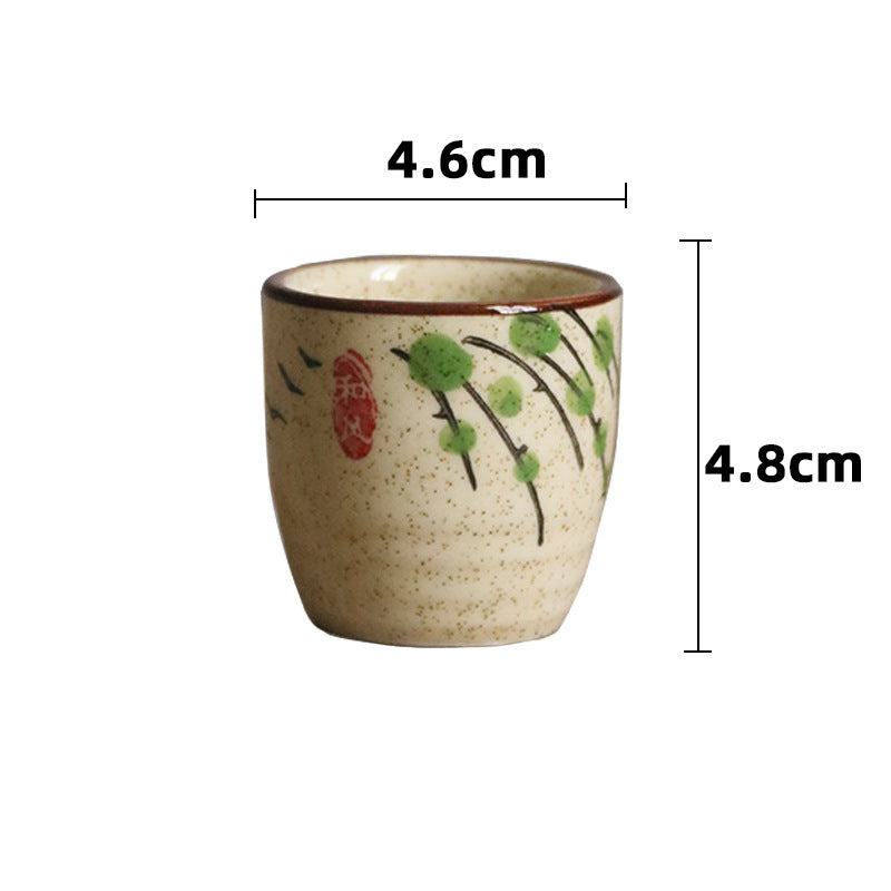 Retro Ceramic Liquor Glass Household Single - Imagen de producto