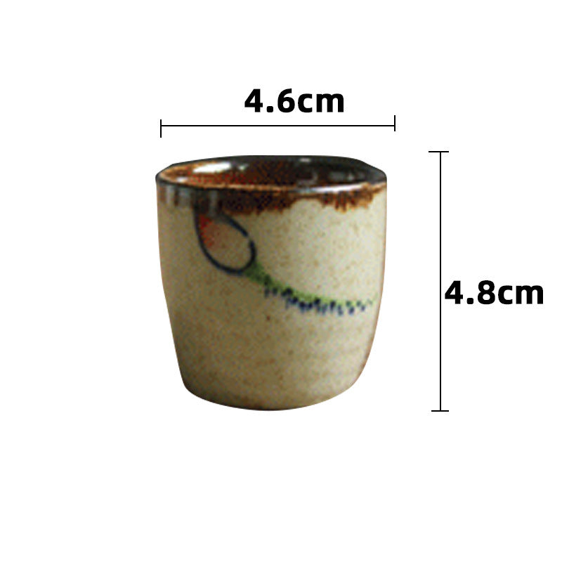Retro Ceramic Liquor Glass Household Single - Imagen de producto