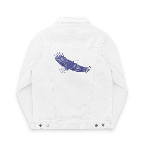 Embroidered Eagle Denim Jacket