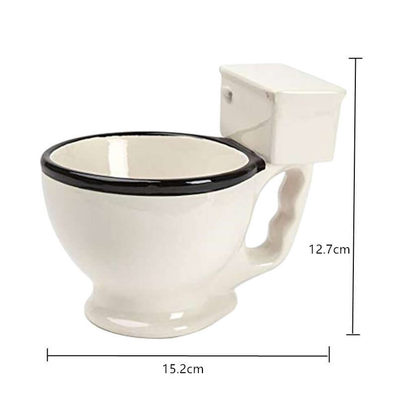 Creative Toilet Mug Ceramic Coffee Mugs with Handgrip - Imagen de producto