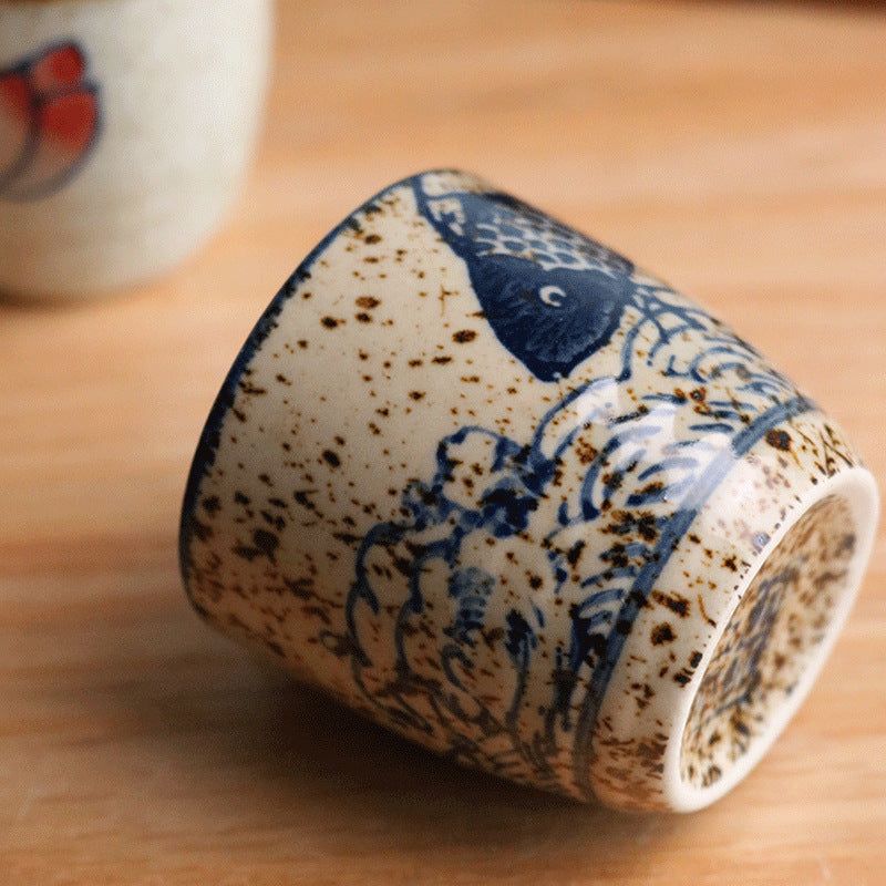 Retro Ceramic Liquor Glass Household Single - Imagen de producto