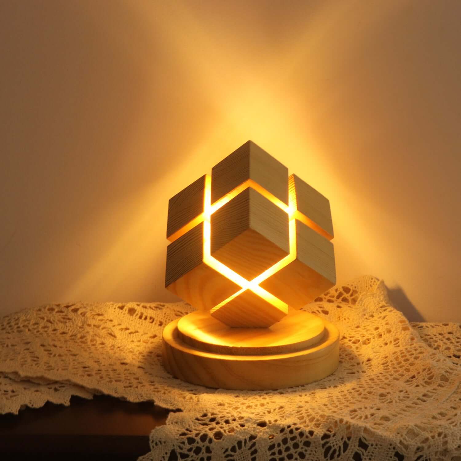 Creative Fourth-order Rubik's Cube Small Night Lamp - Imagen de producto