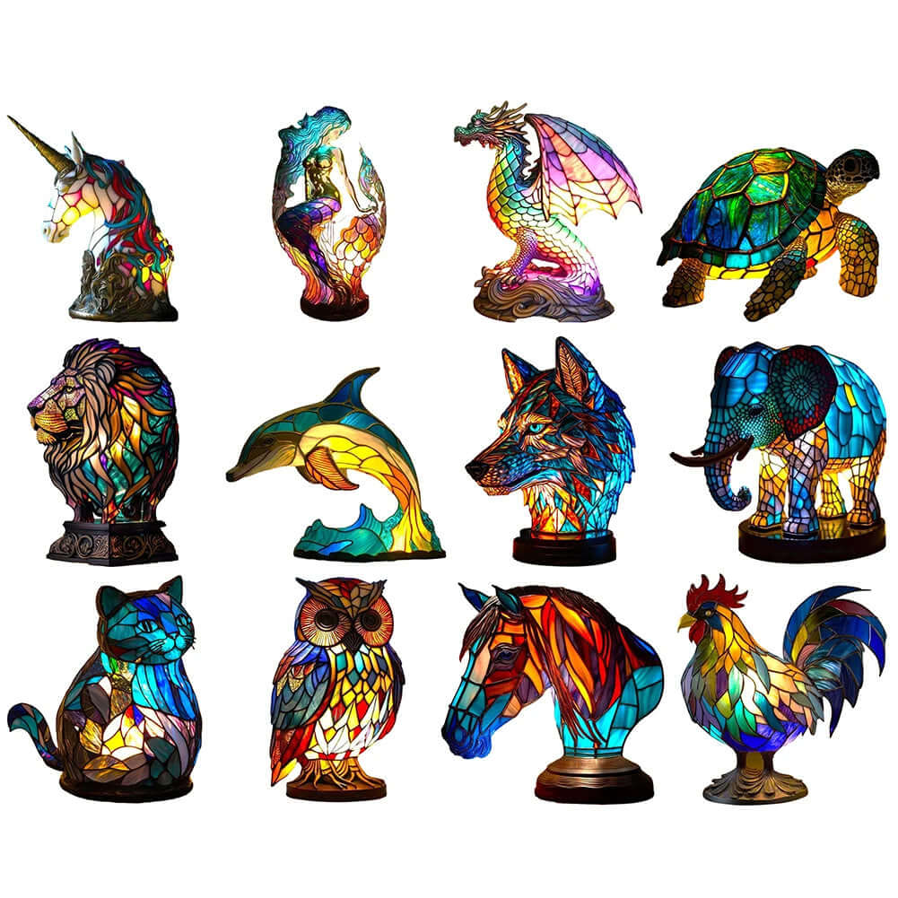 3D Colored Animal Light Desk Lamp - Imagen de producto