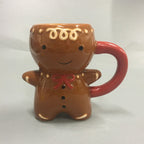 Gingerbread Man Christmas Ceramic Coffee Mugs | Porcelain
