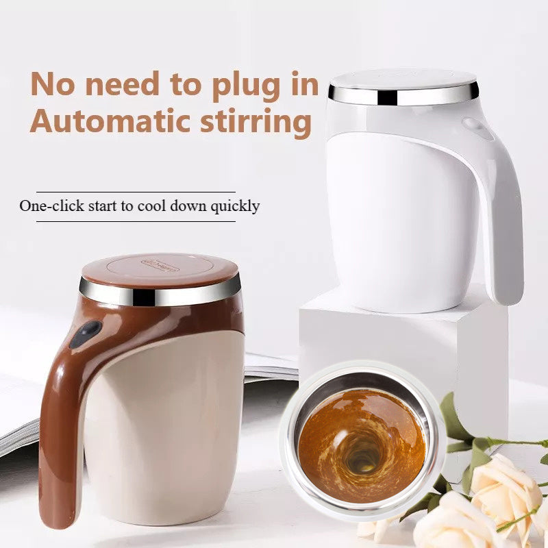 Electric Self-Stirring Mug | Rechargeable Coffee Mixer Cup