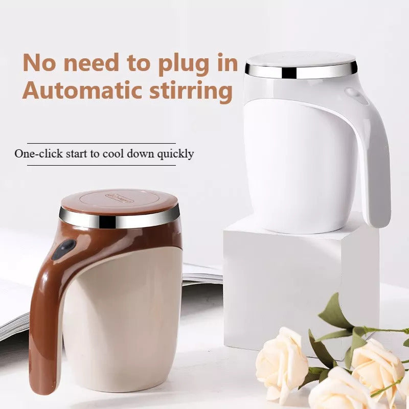 Electric Self-Stirring Mug | Rechargeable Coffee Mixer Cup
