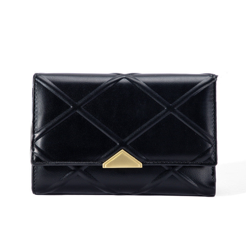 Women's Fashion Diamond Triangle Wallet - vista 2