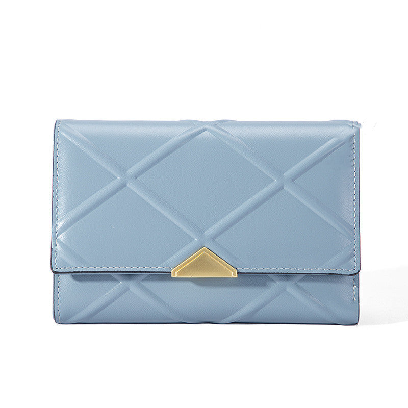 Women's Fashion Diamond Triangle Wallet - vista 3