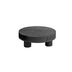 Round Wooden Vanity Tray | Bathroom Organizer & Decor